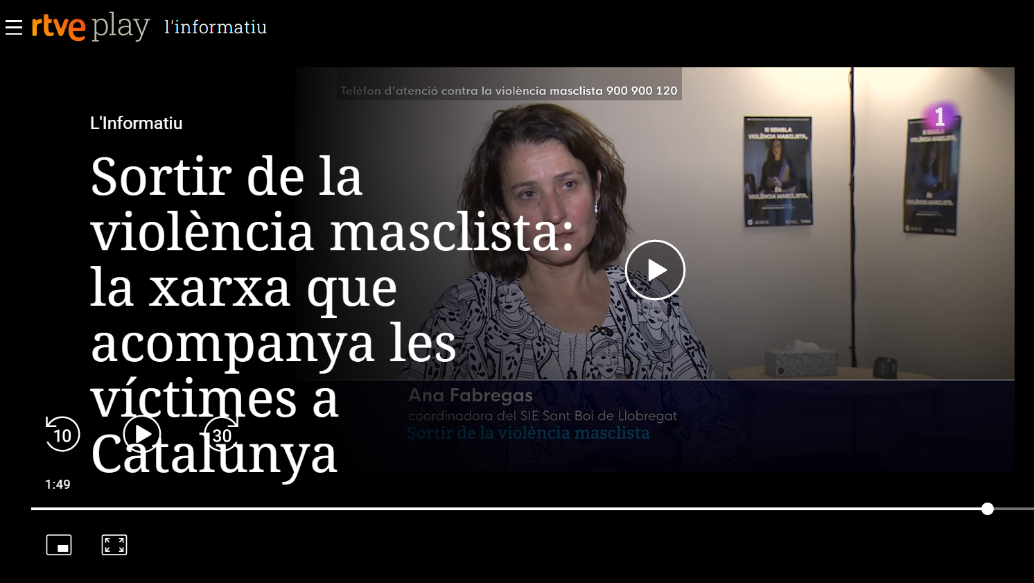 251125 Repor TVE Notícies 25N